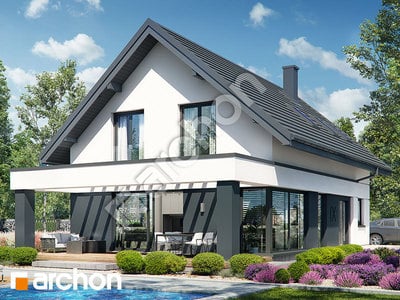 Проект дома ARCHON+ Дом в шишковиках 6 (Е) 