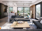 Проект дома ARCHON+ Дом в шишковиках 6 (Е) дневная зона (визуализация 1 вид 2)
