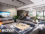 Проект дома ARCHON+ Дом в шишковиках 6 (Е) дневная зона (визуализация 1 вид 6)