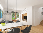 Проект будинку ARCHON+ Будинок в рододендронах 24 (Г2Н) денна зона (візуалізація 1 від 2)