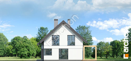 Боковой фасад Дом в хлорофитуме (АБ)