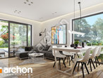 Проект будинку ARCHON+ Будинок в хлорофітумі (АБ) денна зона (візуалізація 1 від 4)