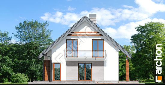 Боковой фасад Дом в яблонках 7 (Т