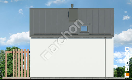 Боковой фасад Летний домик у ручья 3