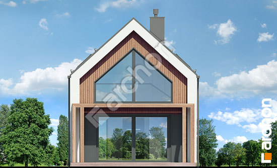 Дворовий фасад Літній будиночок над джерельцем 3