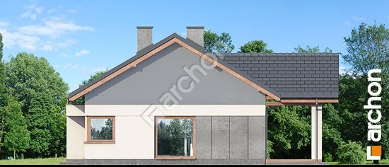 Боковой фасад Дом в овсянницах 3 (A)