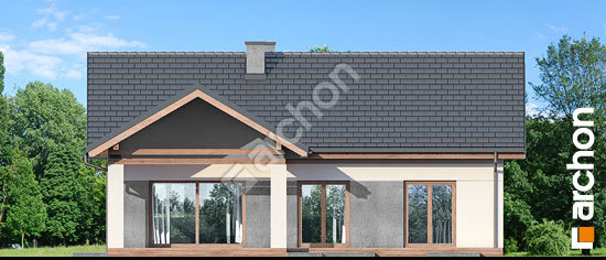 Дворовой фасад Дом в овсянницах 3 (A)