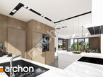 Проект будинку ARCHON+ Будинок у вівсянниці 3 (A) візуалізація кухні 1 від 2
