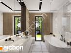 Проект будинку ARCHON+ Будинок у вівсянниці 3 (A) візуалізація ванни (візуалізація 3 від 1)