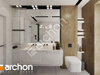 Проект будинку ARCHON+ Будинок у вівсянниці 3 (A) візуалізація ванни (візуалізація 3 від 2)