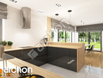 Проект дома ARCHON+ Дом в сафлоре визуализация кухни 1 вид 2
