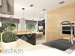 Проект дома ARCHON+ Дом в сафлоре визуализация кухни 1 вид 3