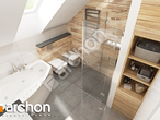 Проект дома ARCHON+ Дом в сафлоре визуализация ванной (визуализация 3 вид 4)