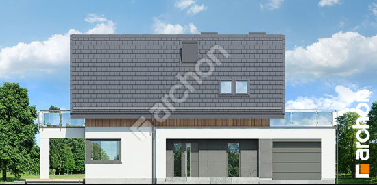 Передний фасад Дом в сафлоре