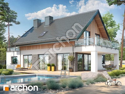 Проект дома ARCHON+ Дом в сафлоре 