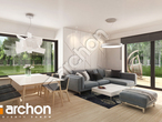 Проект дома ARCHON+ Дом в медовниках (Г2) дневная зона (визуализация 1 вид 3)