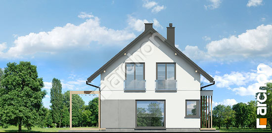 Бочний фасад Будинок в кронселах 