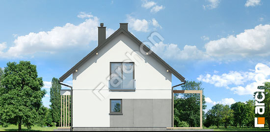 Боковой фасад Дом в кронселах