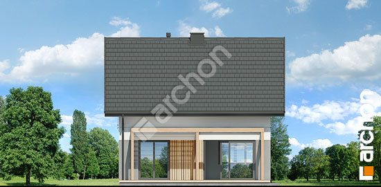 Дворовой фасад Дом в кронселах