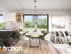 Проект будинку ARCHON+ Будинок в кронселах  денна зона (візуалізація 1 від 6)
