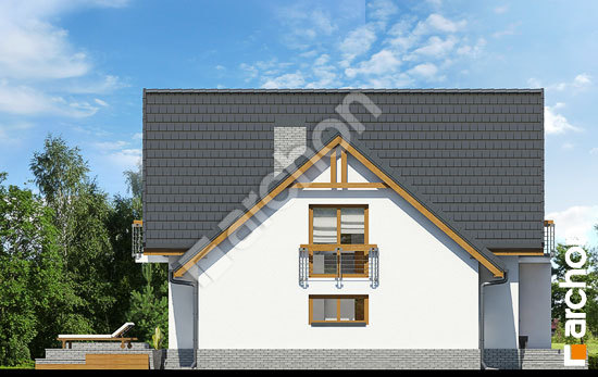 Боковой фасад Дом в абрикосах (H) вер.2