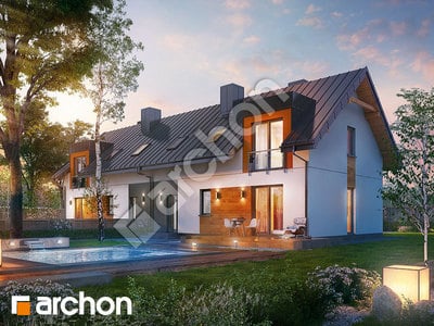 Проект дома ARCHON+ Дом в химонантах (Р2) Вид 2