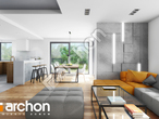 Проект дома ARCHON+ Дом в изумрудах 2 дневная зона (визуализация 1 вид 5)