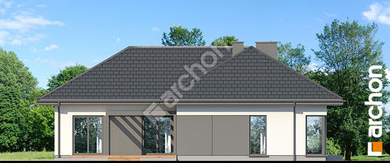 Боковой фасад Дом в пиониях 3