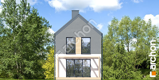 Дворовой фасад Дом в черной смородине 2 (Г)