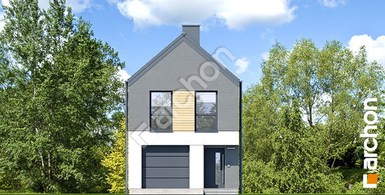 Передний фасад Дом в черной смородине 2 (Г)