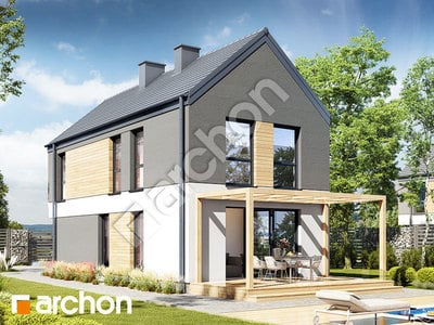 Проект будинку ARCHON+ Будинок в чорній смородині 2 (Г) Вид 2