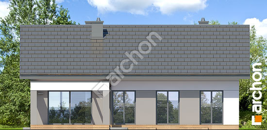 Дворовой фасад Дом в овсянницах 5