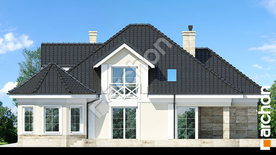 Боковой фасад Дом под юккой 4