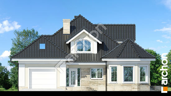 Передній фасад Будинок під юкою 4