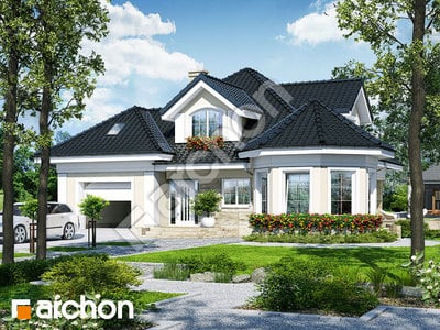 Проект дома ARCHON+ Дом под юккой 4 