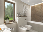 Проект будинку ARCHON+ Будинок в алоказіях візуалізація ванни (візуалізація 3 від 2)