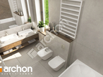 Проект дома ARCHON+ Дом в алоказиях визуализация ванной (визуализация 3 вид 4)