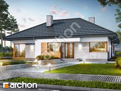 Проект дома ARCHON+ Дом в алоказиях 