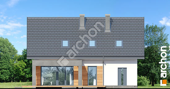 Дворовой фасад Дом в малиновках 8 (Г)