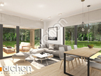 Проект будинку ARCHON+ Будинок в малинівці 8 (Г) денна зона (візуалізація 1 від 2)