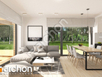 Проект будинку ARCHON+ Будинок в малинівці 8 (Г) денна зона (візуалізація 1 від 5)