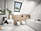 Проект дома ARCHON+ Дом в коммифорах 2 (А) визуализация ванной (визуализация 3 вид 2)