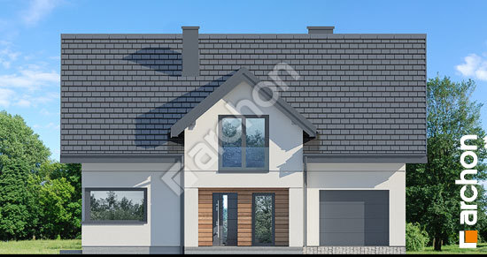 Передний фасад Дом в коммифорах 2 (А)