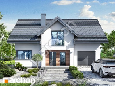 Проект дома ARCHON+ Дом в коммифорах 2 (А) 