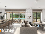 Проект будинку ARCHON+ Будинок в комміфорах 2 (А) денна зона (візуалізація 1 від 2)