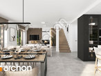 Проект дома ARCHON+ Дом в коммифорах 2 (А) дневная зона (визуализация 1 вид 8)
