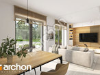 Проект дома ARCHON+ Дом в аркадиях 2 дневная зона (визуализация 1 вид 1)