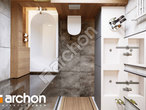Проект будинку ARCHON+ Вілла Андреа візуалізація ванни (візуалізація 3 від 4)