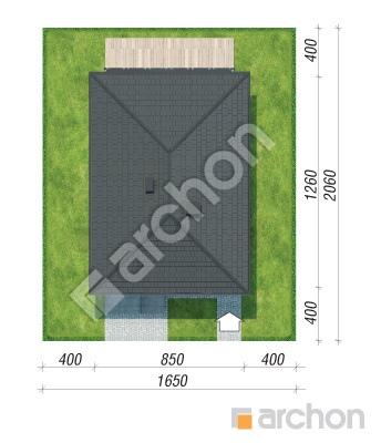 Проект дома ARCHON+ Вилла Андреа Ситуація