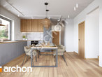 Проект дома ARCHON+ Вилла Андреа дневная зона (визуализация 1 вид 5)